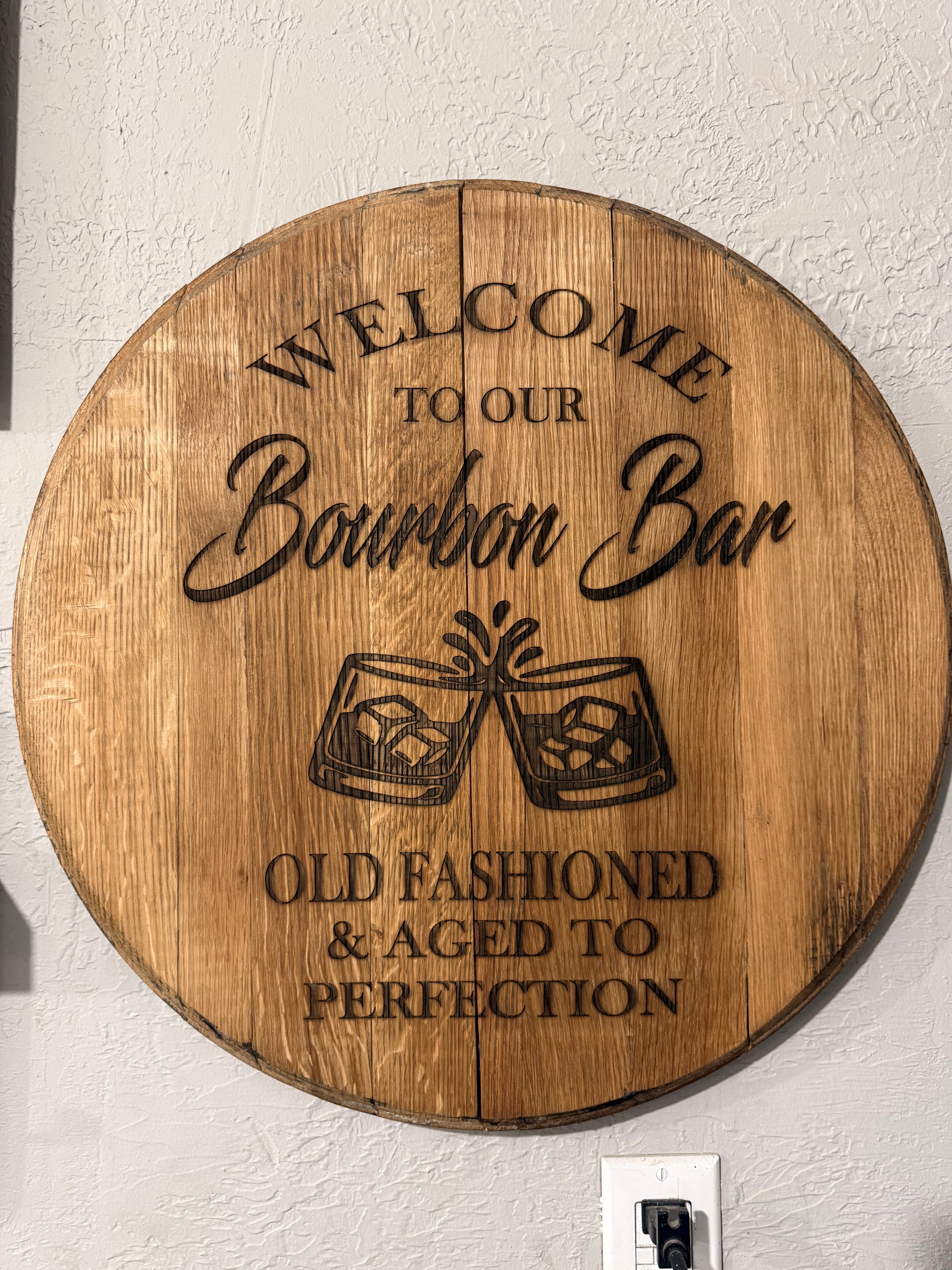 Bourbon Barrel Top